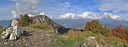 60 Vista panoramica  dal Castel Regina  (1424 m) al Foldone  (1499 m) appena salito 